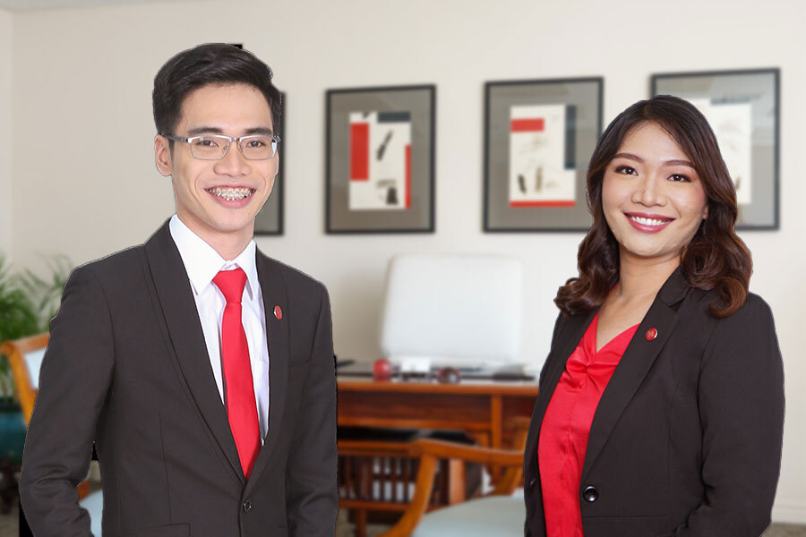 Justine Santiago and Diane Azores Justine Santiago and Diane Azores